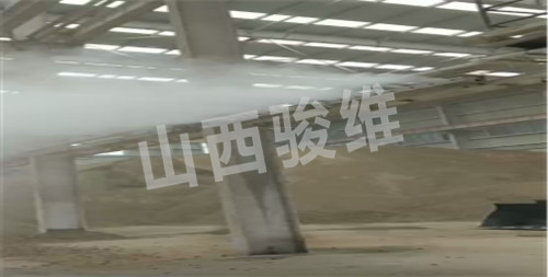 干霧抑塵噴射效果